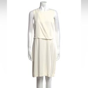 Theory White Sleeveless Dress - Size 6